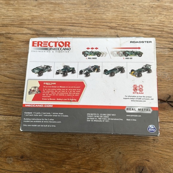 Erector engineering and robotics roadster five and one models - Picture 2 of 3